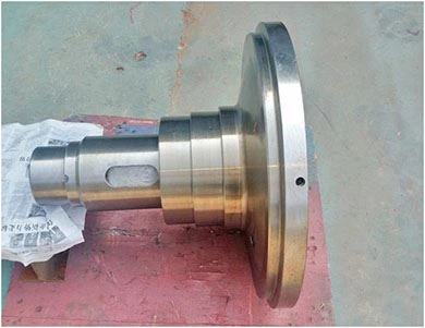 Hollow shaft for ring die pellet mill